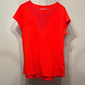 Adia Women's Bright Red Short Sleeve Tee